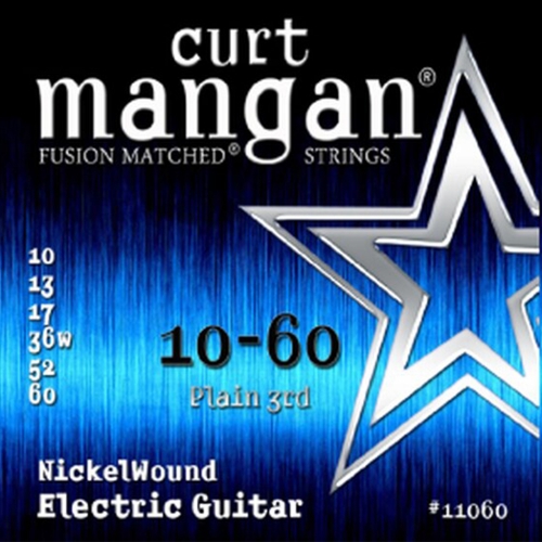 Curt Mangan 11060 Drop Tuning Nickelwound Elektrische Gitaarsnaren (10-60)