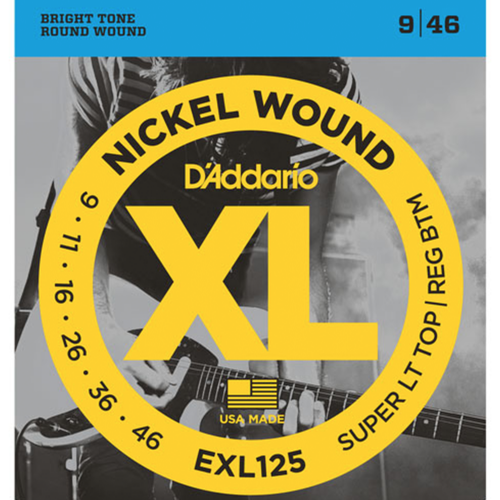 D'Addario EXL125 Nickel Wound Snaren voor Elektrische Gitaar (9-46)