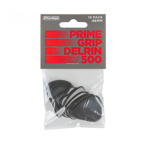 Dunlop 450P096 Prime Grip Delrin Plectrum 12-Pack