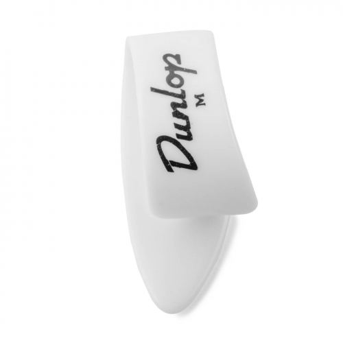 Dunlop 9002 witte plastic duimplectrum wit
