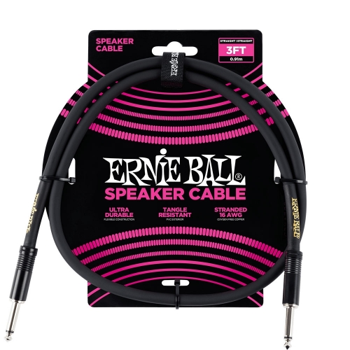 Ernie Ball 6071 Speakerkabel 91cm - Zwart