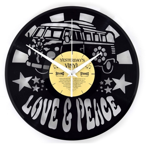 Yesterday's Vinyl LP Wandklok - Love and Peace