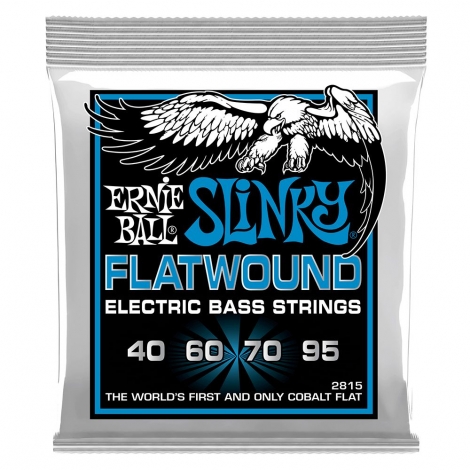 Ernie Ball 2815 Flatwound Cobalt Extra Slinky Bassnaren (40-95)
