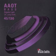 BlackSmith AAEB-45130 Bassnaren 5-Snarig Nickel Round Wound AAOT Coated (45-130)