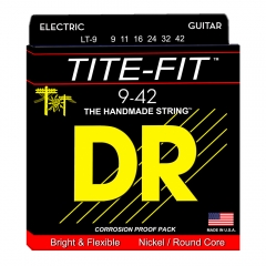 DR Strings LT9 Tite-Fit Snaren voor Elektrische Gitaar (9-42) Light