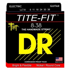 DR Strings LLT8 Tite-Fit Extra Light Elektrische Snaren (8-38) - Aanbieding