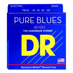DR Strings PB40 Pure Blues Bassnaren (40-100) - Aanbieding