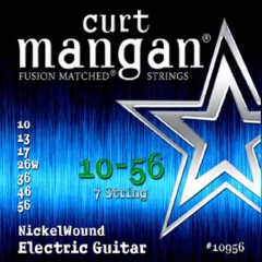 Curt Mangan 11056 Nickelwound Elektrische Gitaarsnaren 7-Snarig (10-56)
