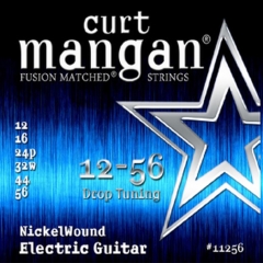 Curt Mangan 11256 Drop Tuning Nickelwound Elektrische Gitaarsnaren (12-56)