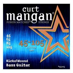 Curt Mangan 45105 Nickelwound Bassnaren Light (45-105)