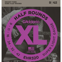 D'Addario EHR320 Half Round Snaren voor Elektrische Gitaar (9-42)
