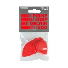 Dunlop 450P114 Prime Grip Delrin 1.14mm Plectrum 12-Pack