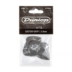 Dunlop 417P200 Gator Grip Plectrum 2.0mm 12-Pack