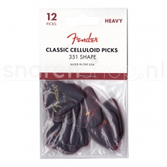 Fender 351 Plectrum Classic Celluloid Shell Heavy / 1.5mm 12-Pack 1980351900