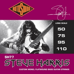 Rotosound SH77 Steve Harris Flatwound Bassnaren Long Scale (55-110)