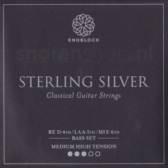 Knobloch 400SS Sterling Silver Bass Set - Normaal / Hoge Spanning