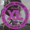 D'Addario EXL120 Round Wound Snaren voor Elektrische Gitaar (9-42) 3-Pack